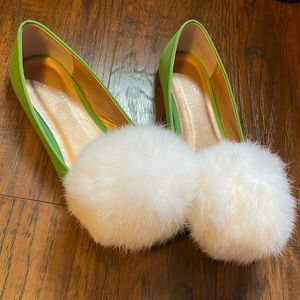 Tinkerbell Cosplay Costume Disneybound Flats Shoes